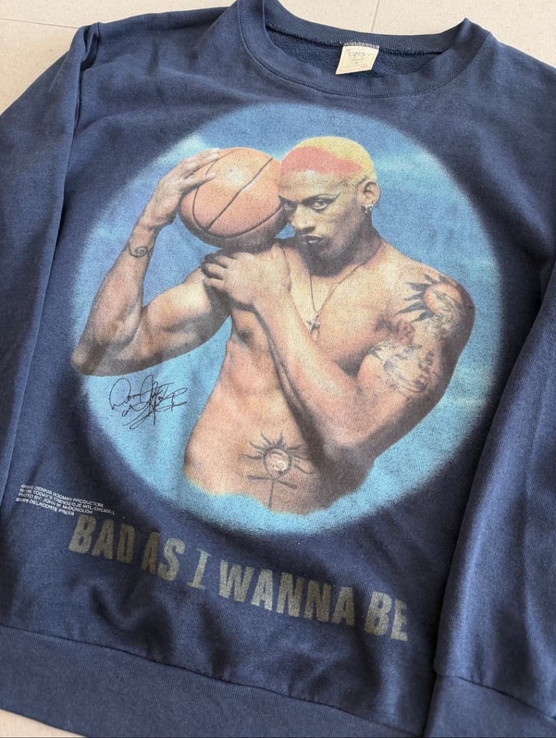 made in usa delta 90's 로드맨 스웻셔츠 상품이미지2