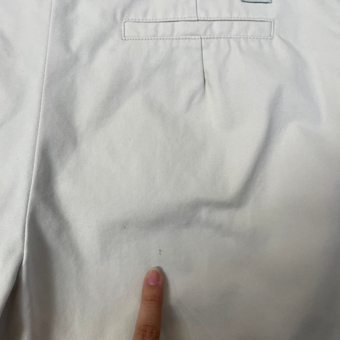  (30) 라코스테 아이보리 코튼 하프 팬츠 상품이미지5
