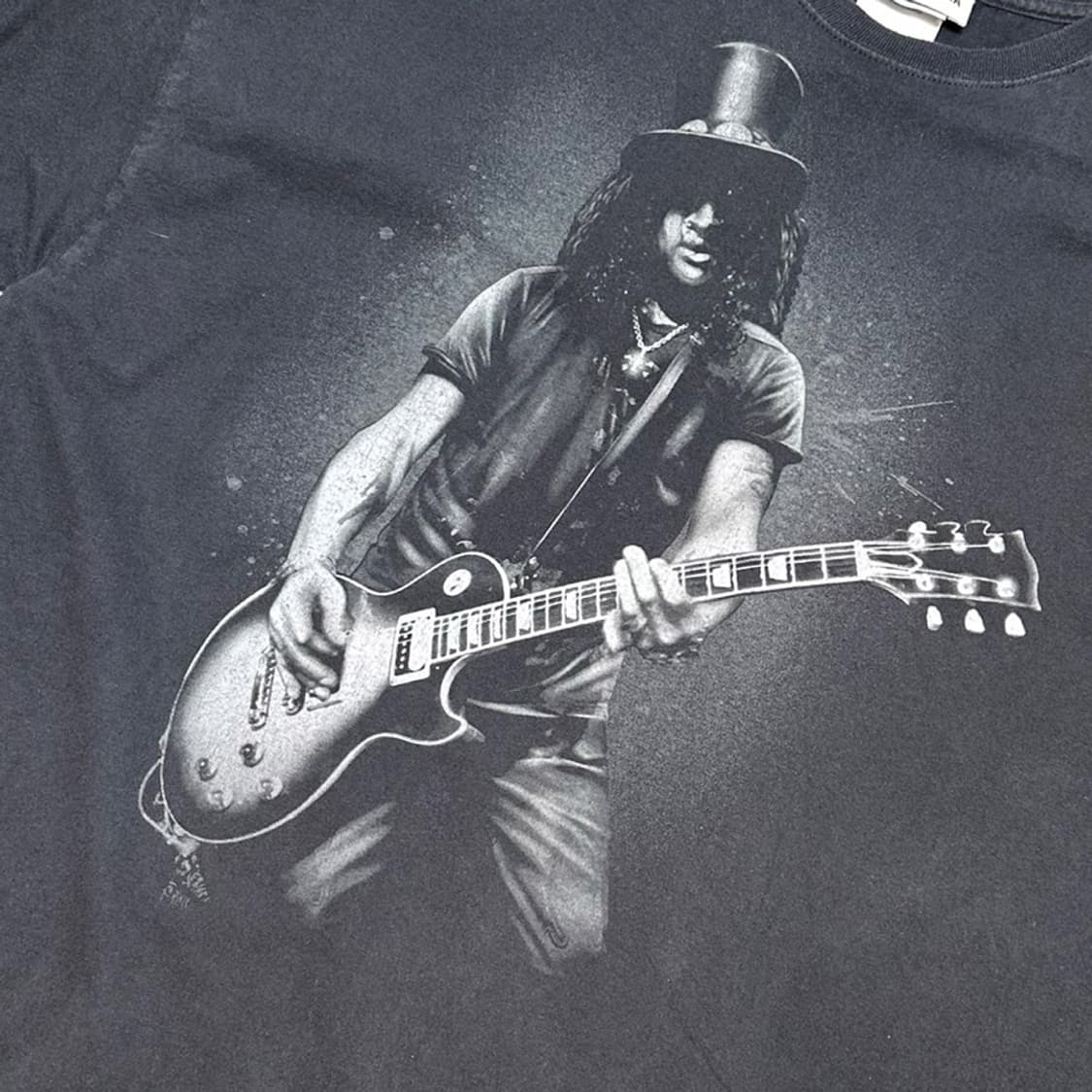 슬래시 메탈 기타리스트 프린팅 티셔츠 상품이미지3