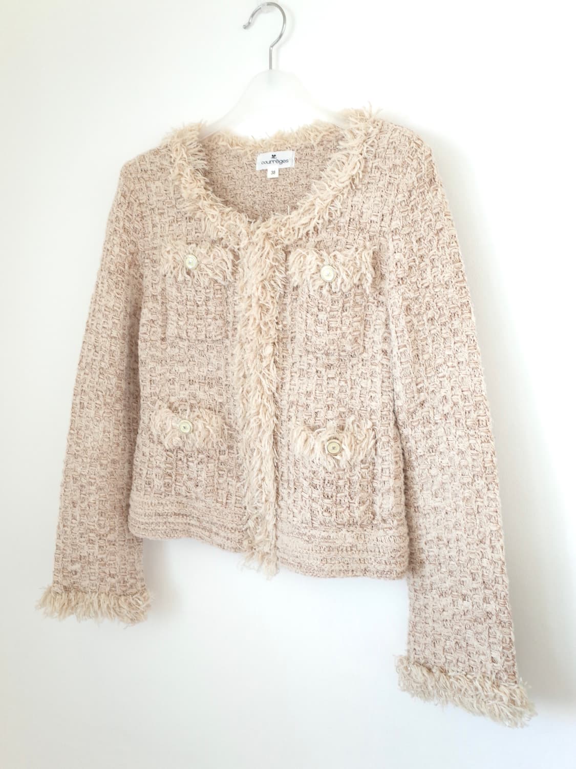 꾸레쥬 트위드 자켓 상품이미지3