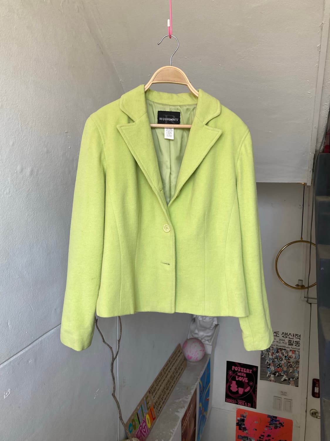 라임 숏 코트/자켓 상품이미지1
