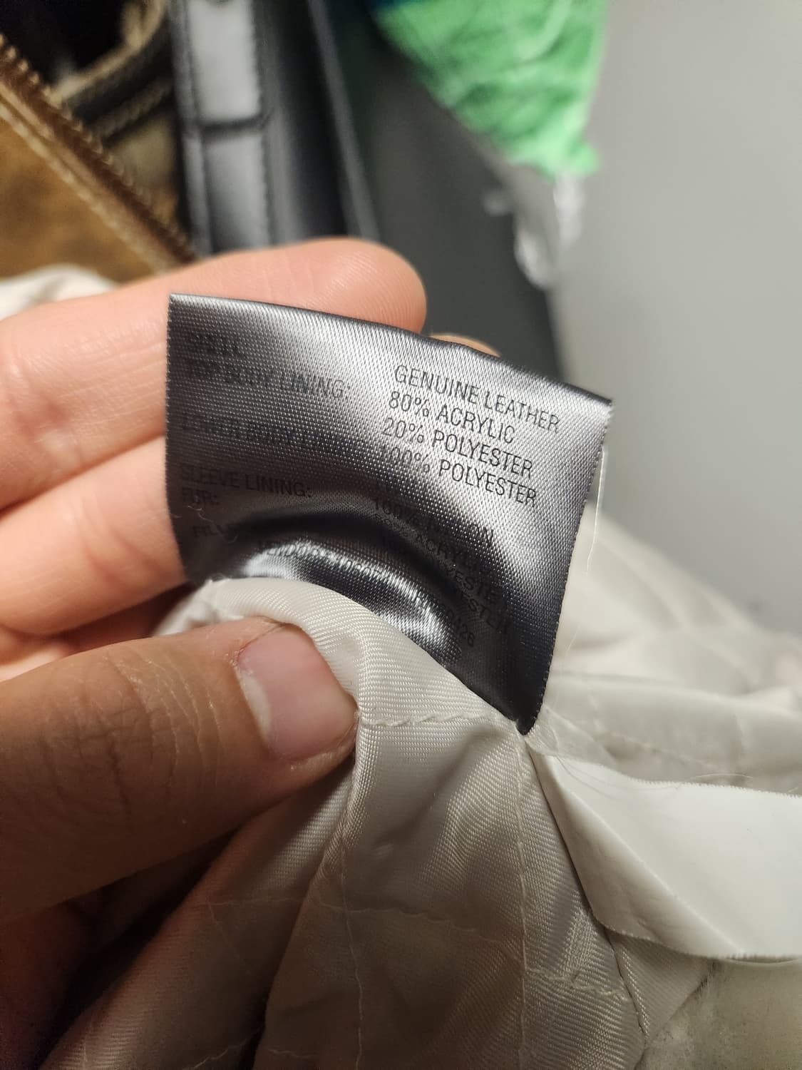 Wilsons leather 크롭 천연가죽자켓 상품이미지3