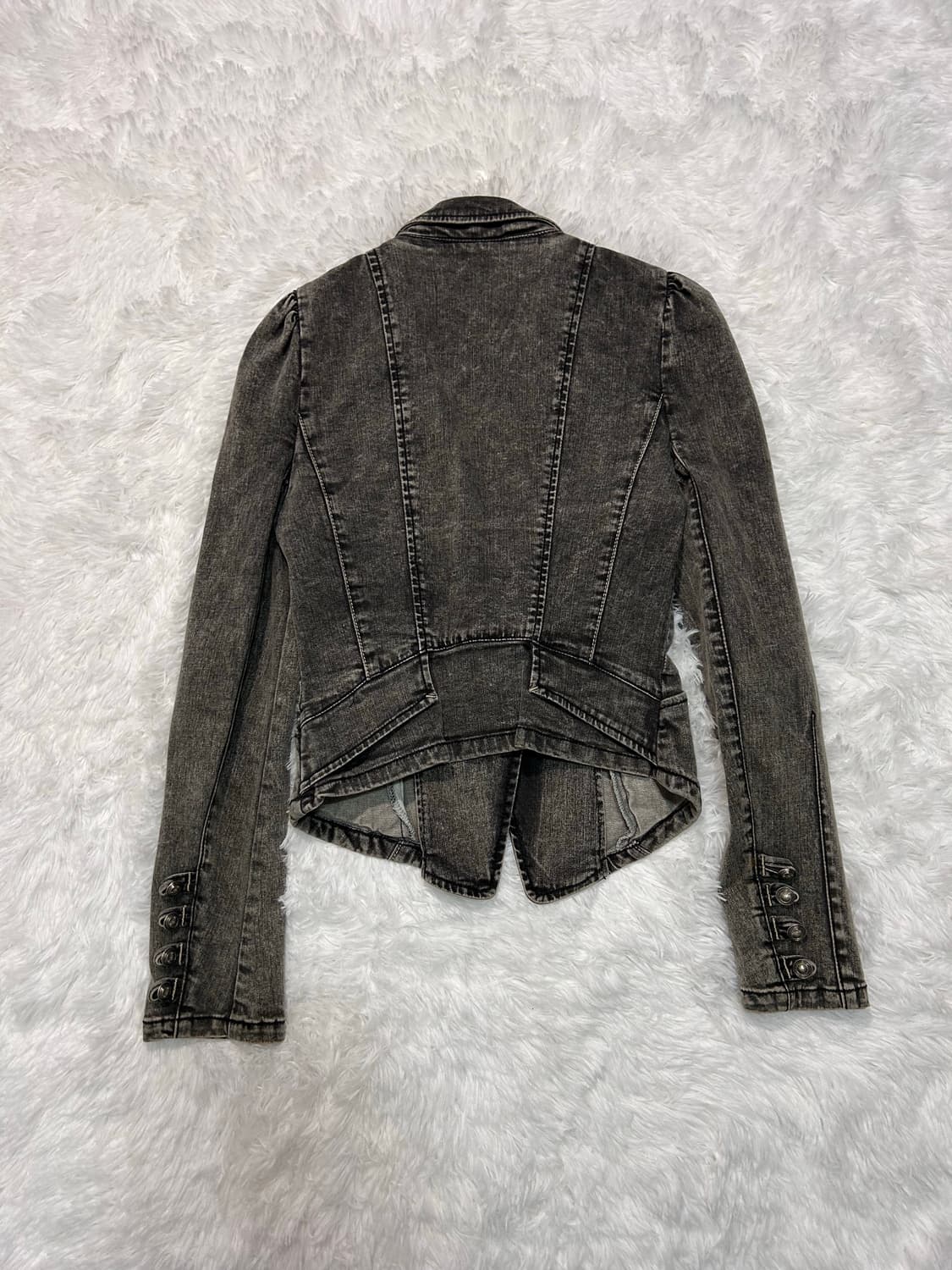 punk rock chic mood denim jacket 상품이미지3