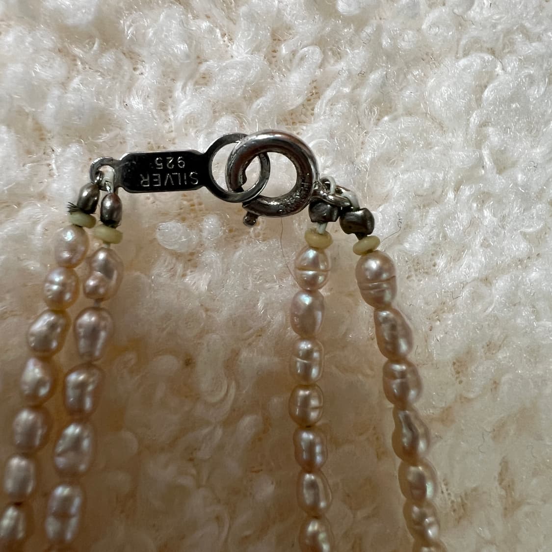 925실버 펜던트 링 밥풀 진주 목걸이 상품이미지4