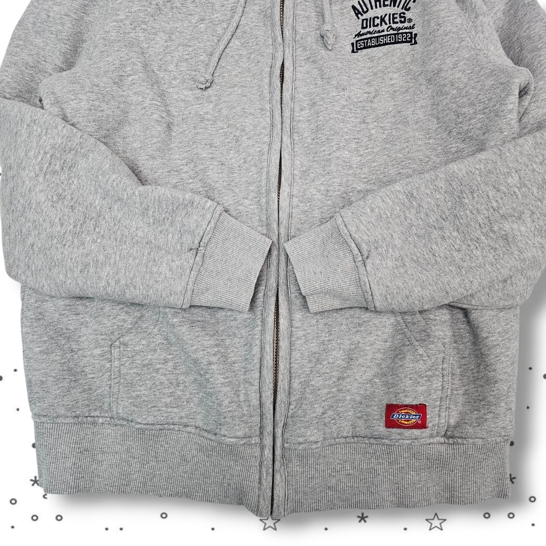 M Dickies 디키즈 보아털 그레이 후드집업 상품이미지3