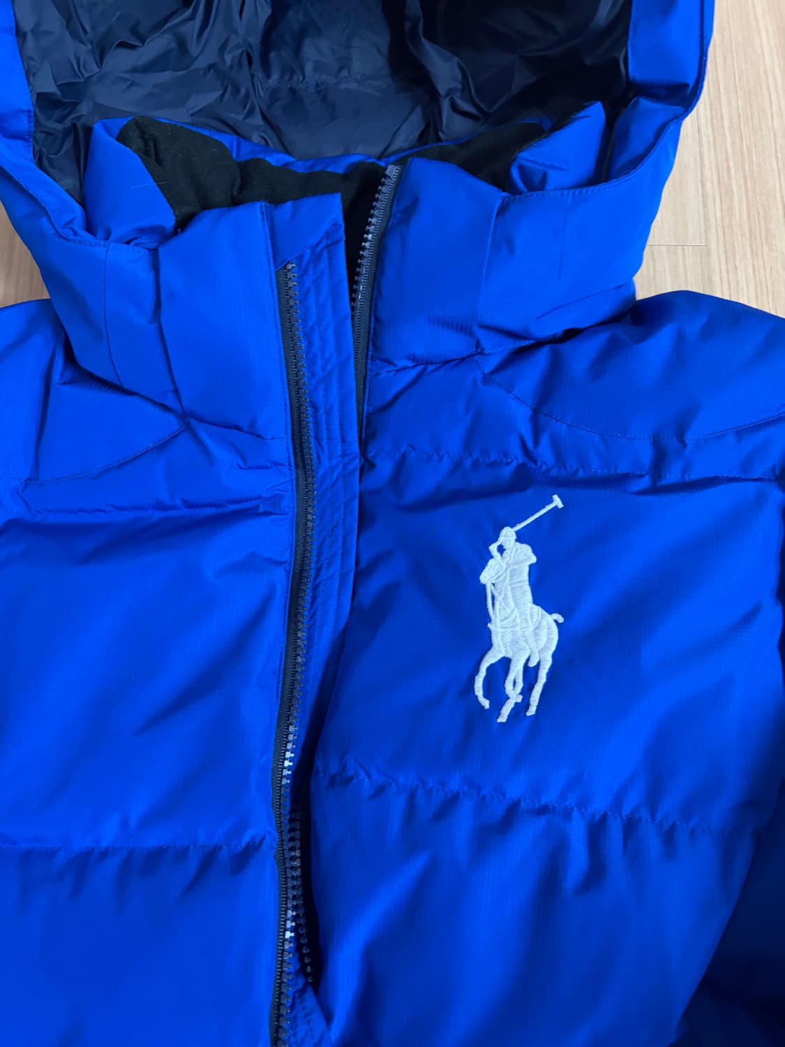 폴로 랄프로렌 빅포니 블루 패딩 상품이미지4