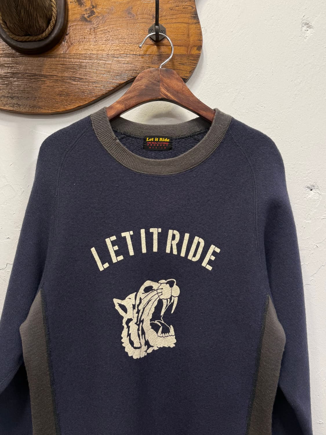 M) Japan Let it Ride Wool Blend Sweatshi 상품이미지1