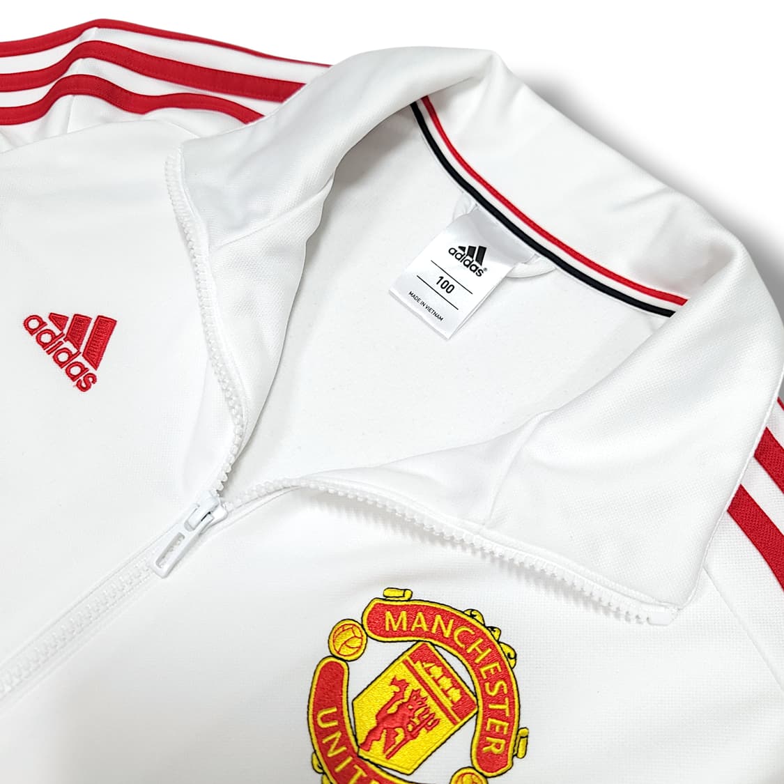 [100] 아디다스 화이트&레드 맨체스터유나이티드 퍼포먼스 트랙탑져지 상품이미지8