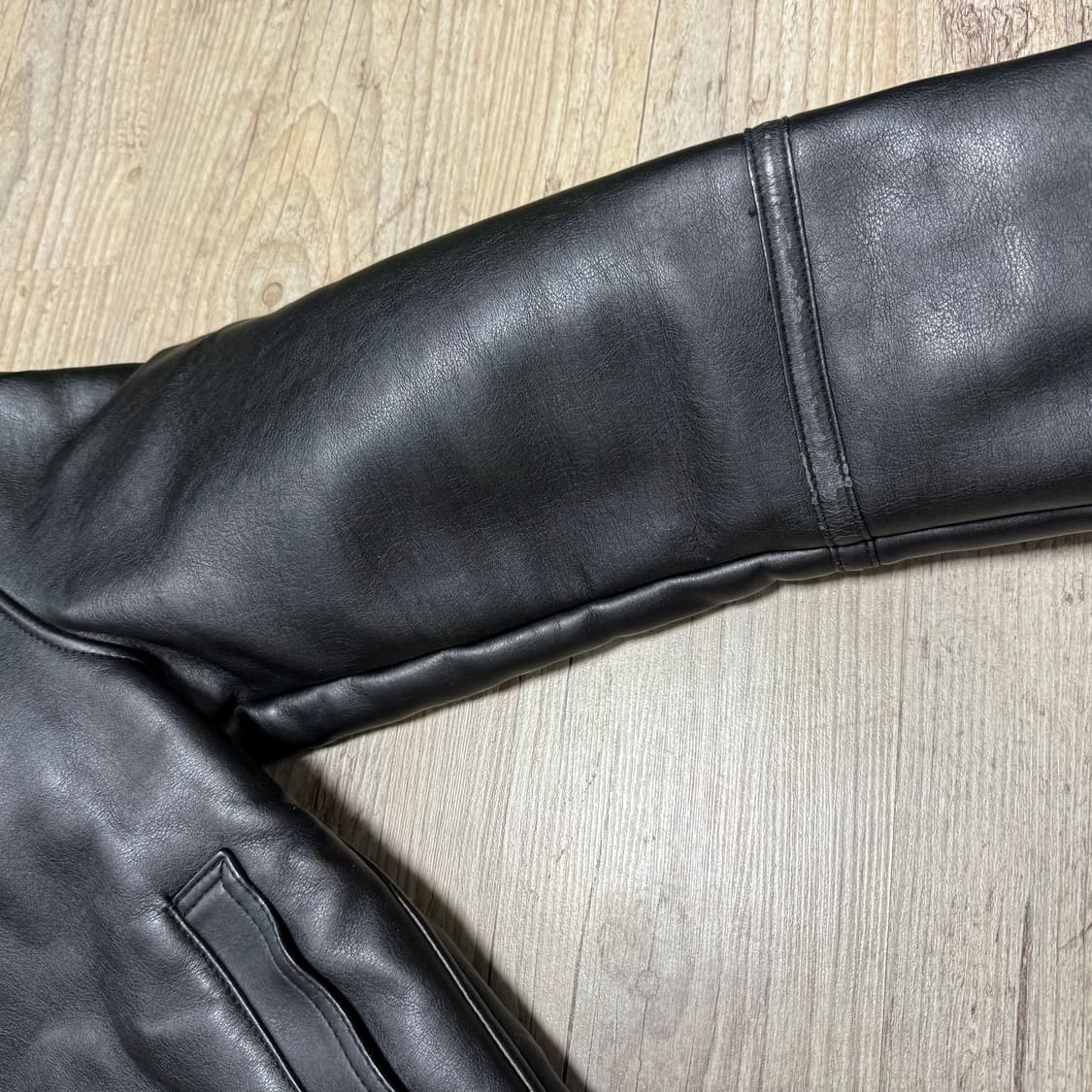 드로우핏 무스탕 자켓 블랙 상품이미지9