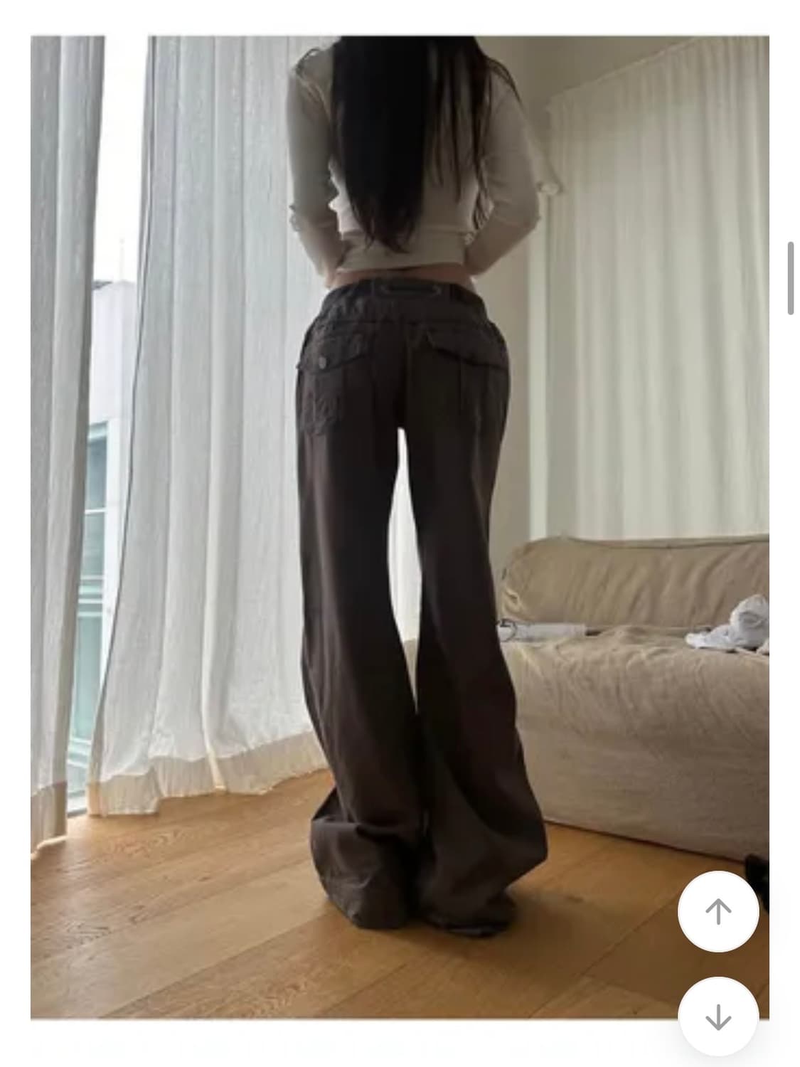 사토미라디오 로우라이즈 팬츠 상품이미지2