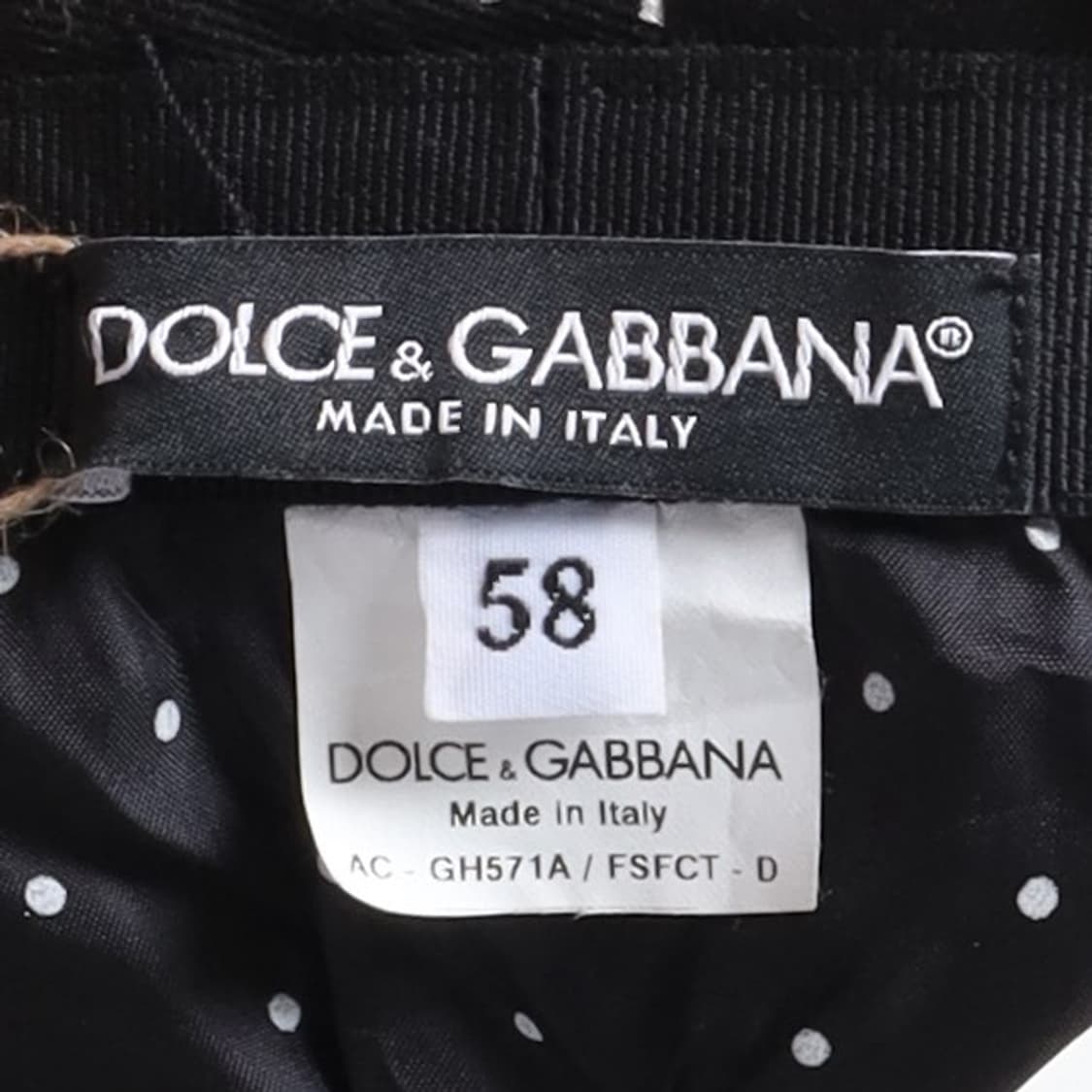 돌체 앤 가바나 Dolce & Gabbana Dot Hunting Cap 상품이미지6