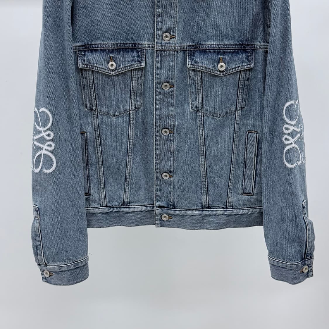 [S+급/50] 로에베 아나그램 데님 청자켓 상품이미지3