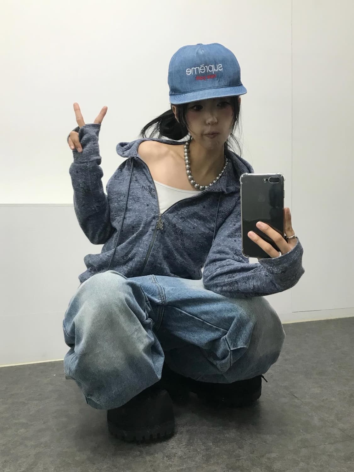 Hysteric Glamour Fxxk Bear Hood Zip-Up 상품이미지5