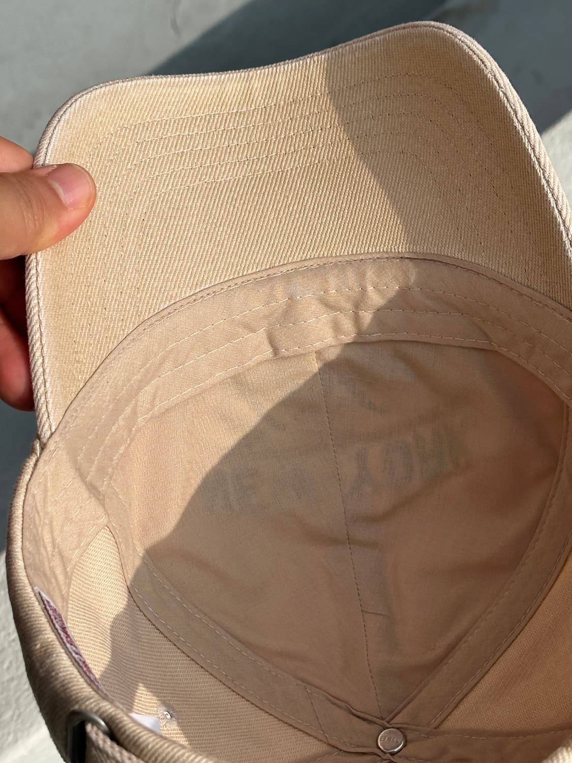 [F] MLB 엠엘비 뉴욕양키스 로고 베이지 볼캡 모자 상품이미지6