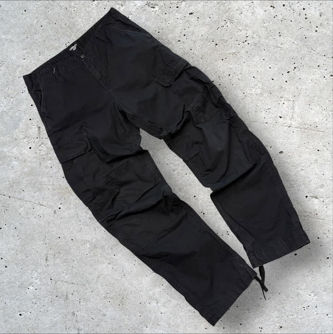 [32] 칼하트 레귤러핏 블랙 카고 바지 팬츠 B754 상품이미지2