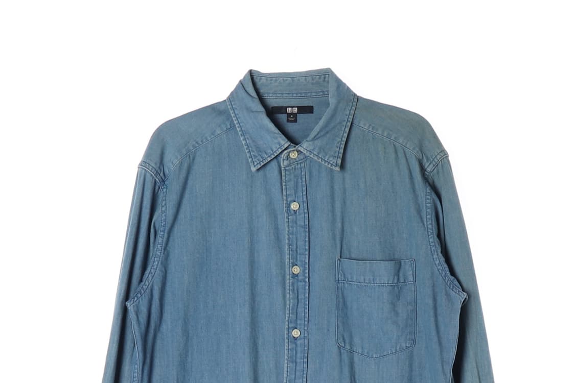 UNIQLO 유니클로 데님셔츠 (M) 상품이미지3
