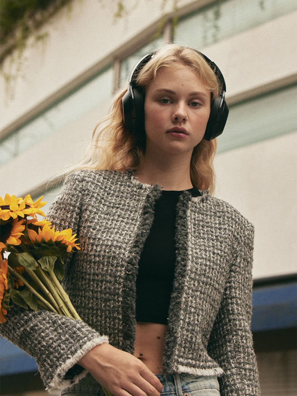 레어01 Essential Jacket - Foggy Tweed/Gray 상품이미지4