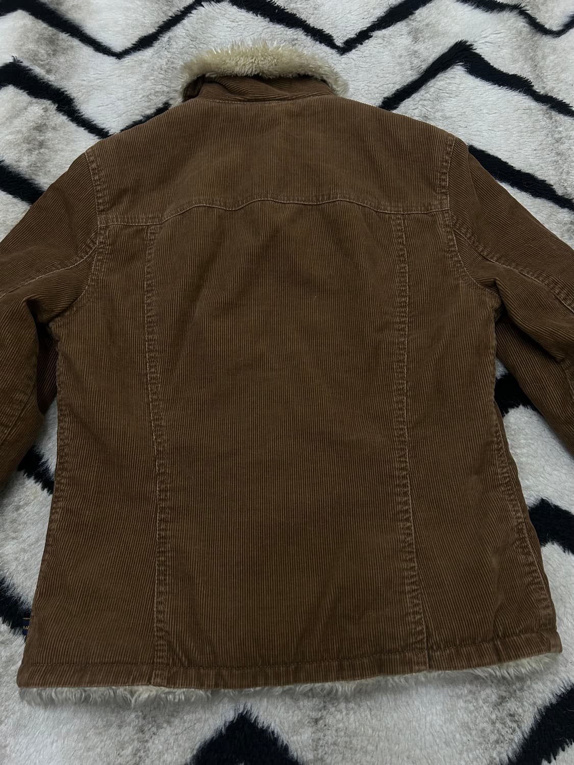 [S]아베크롬비 코듀로이 퍼 자켓/브라운 상품이미지4
