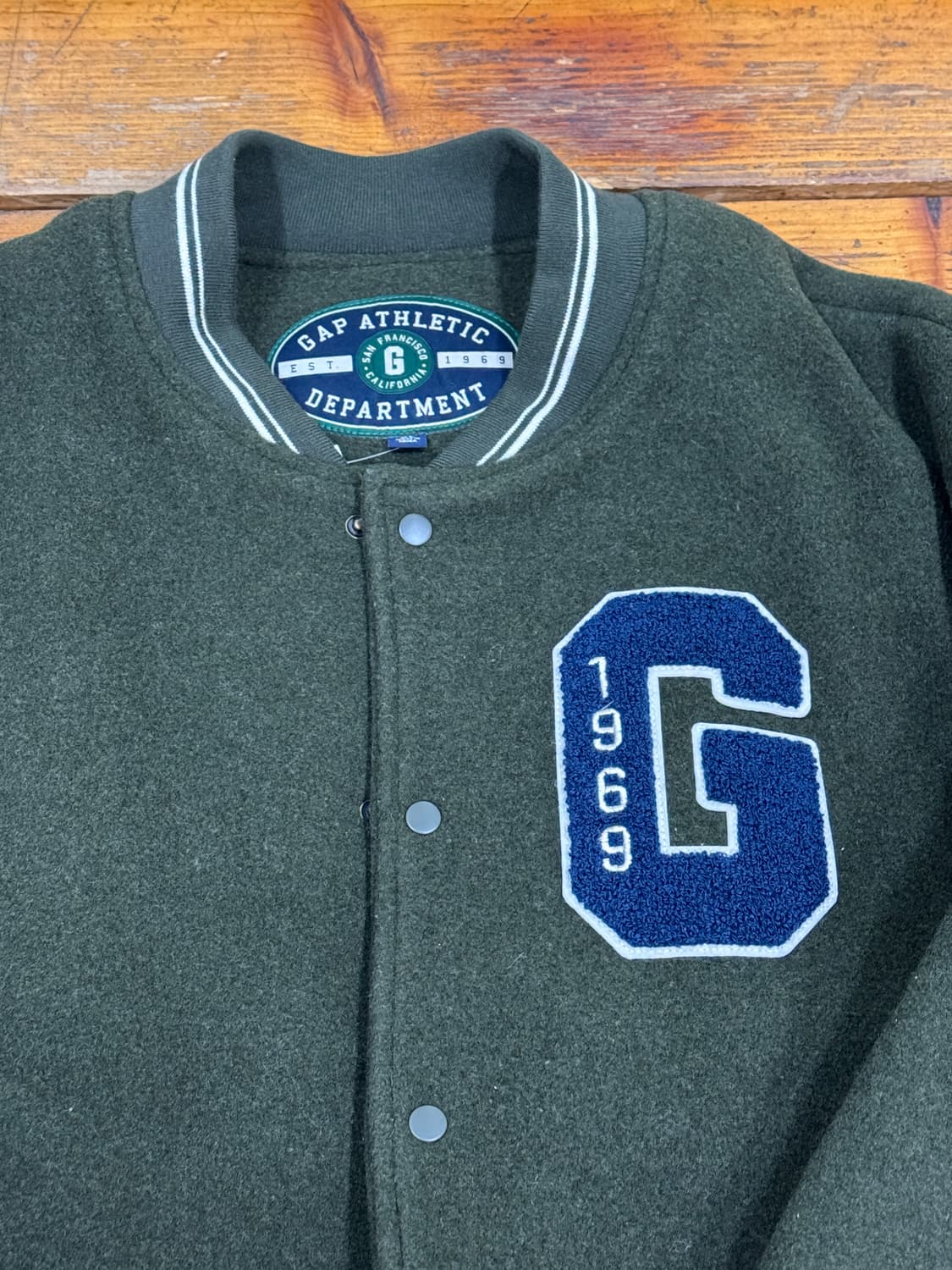 갭 바시티 자켓 사이즈XL 택달린 새상품 상품이미지6