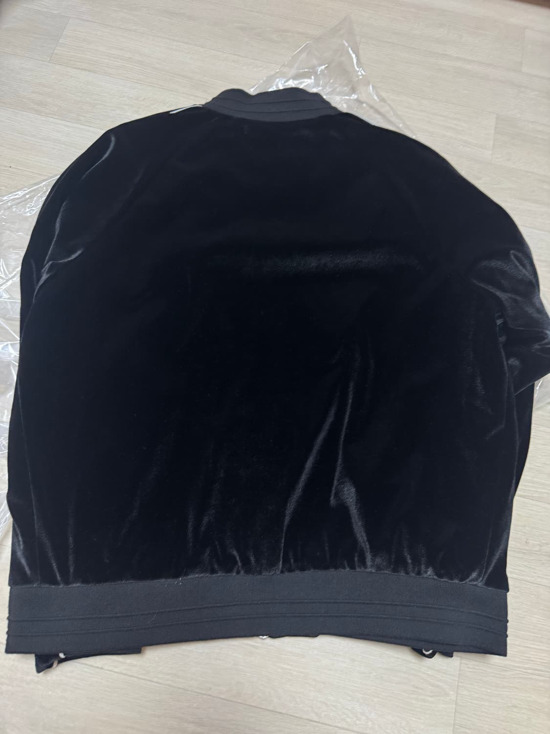 [L] ETCE 스컬 벨벳 블루종 자켓 상품이미지2