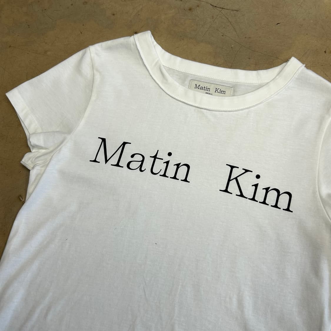 🫶🏻 새상품 마뗑킴 여성용 White 반팔티 🫶🏻 상품이미지2