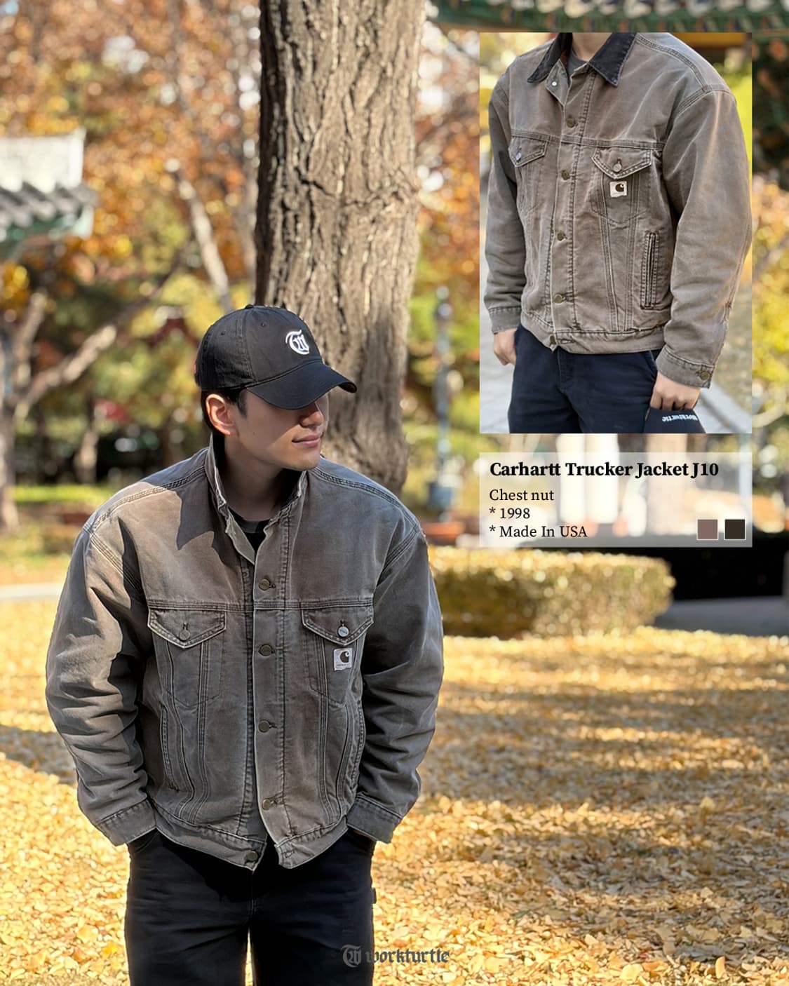 90s 칼하트 트러커 J10 CHT L USA🇺🇸 상품이미지2