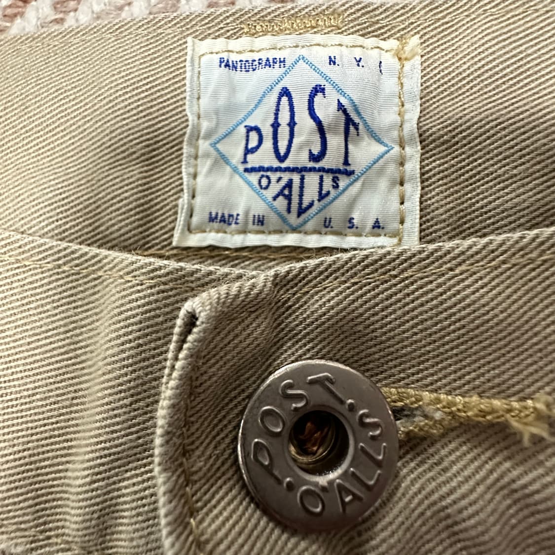 POST OVERALLS usa made cotton pants 상품이미지3