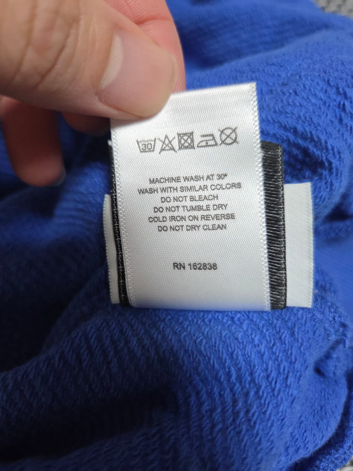 데님티어스 후드집업 블루 m 상품이미지5