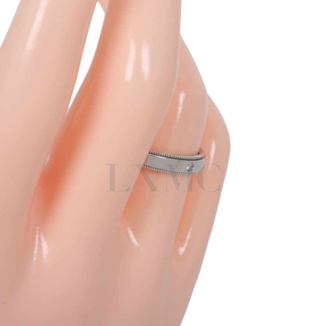 티파니 투게더 밀그레인 밴드링 플래티늄 다이아반지 4MM 상품이미지7