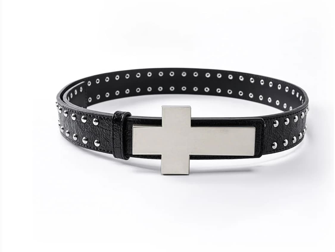 REBEL WAVE Cracked Nail cross belt  상품이미지2