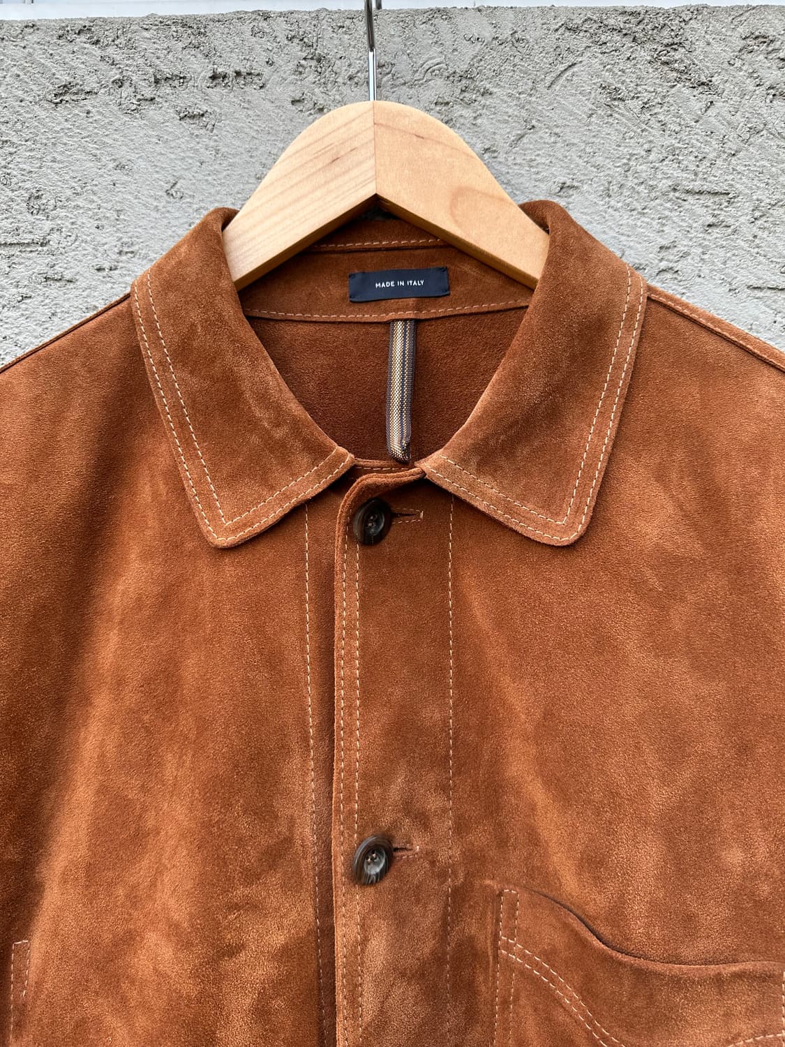 42size택포175만)25fw드레익스 스웨이드 초어자켓 러스트 상품이미지2