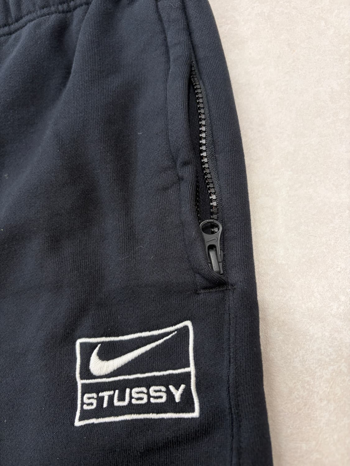 나이키x스투시 nrg 스웻팬츠 블랙 M 상품이미지5