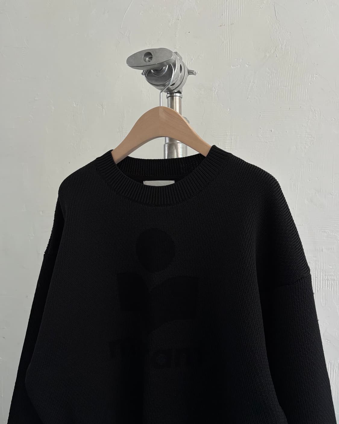 Isabel Marant 이자벨마랑 블랙 아일러 로고 니트 상품이미지2