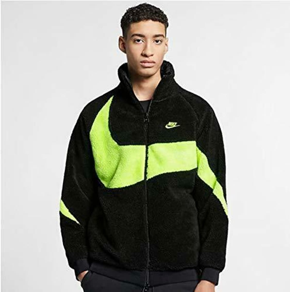 나이키 형광 검형 빅스우시 플리스 양털 자켓 리버시블 상품이미지2