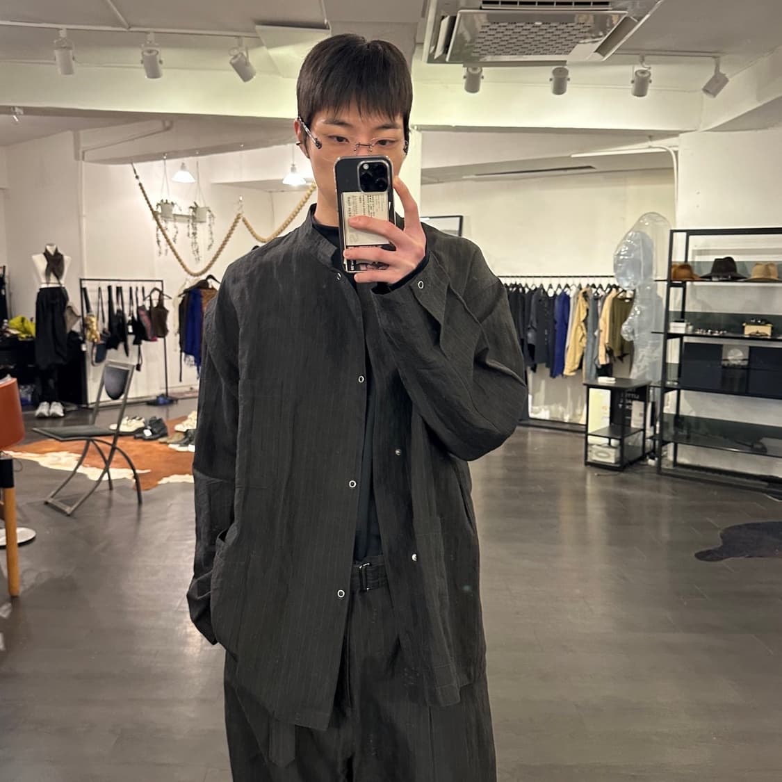 요크 비대칭 자켓 상품이미지4