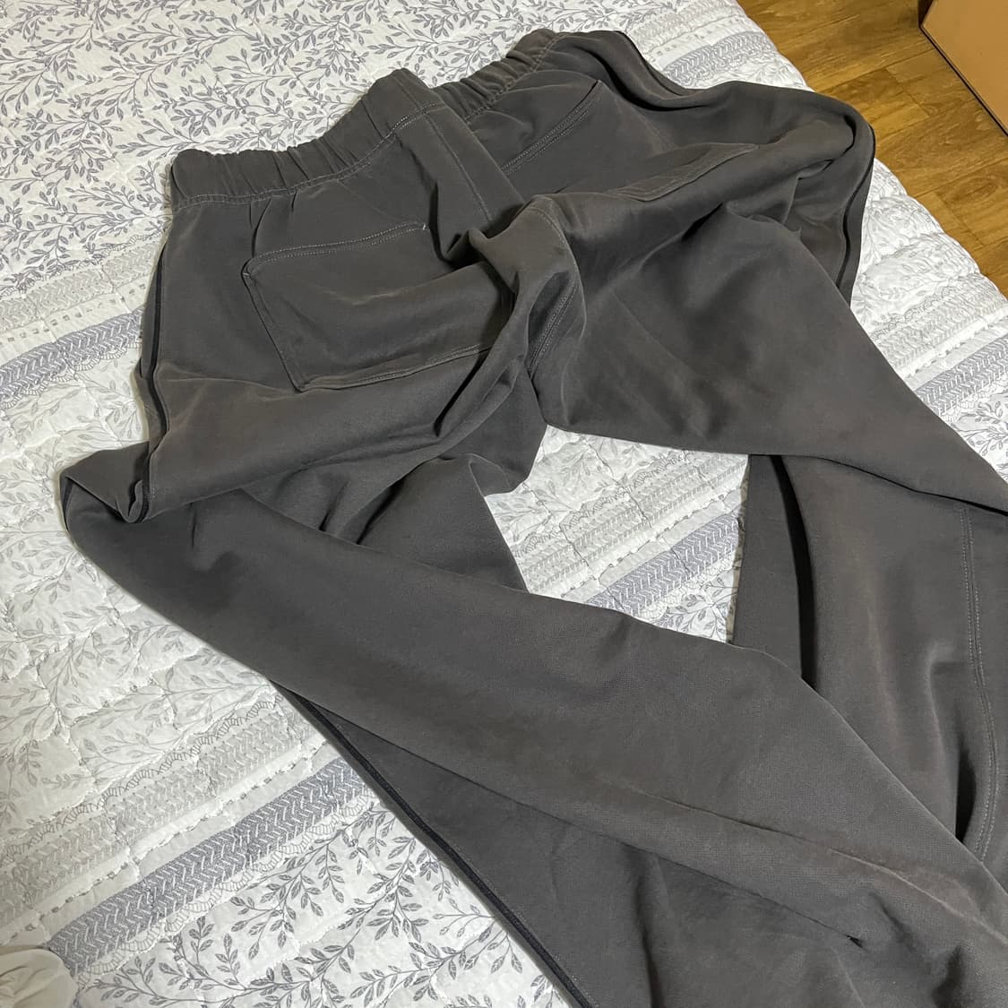 [4] 폴리테루 X 1011 퍼티그 스웻팬츠 / Washed Green 상품이미지2