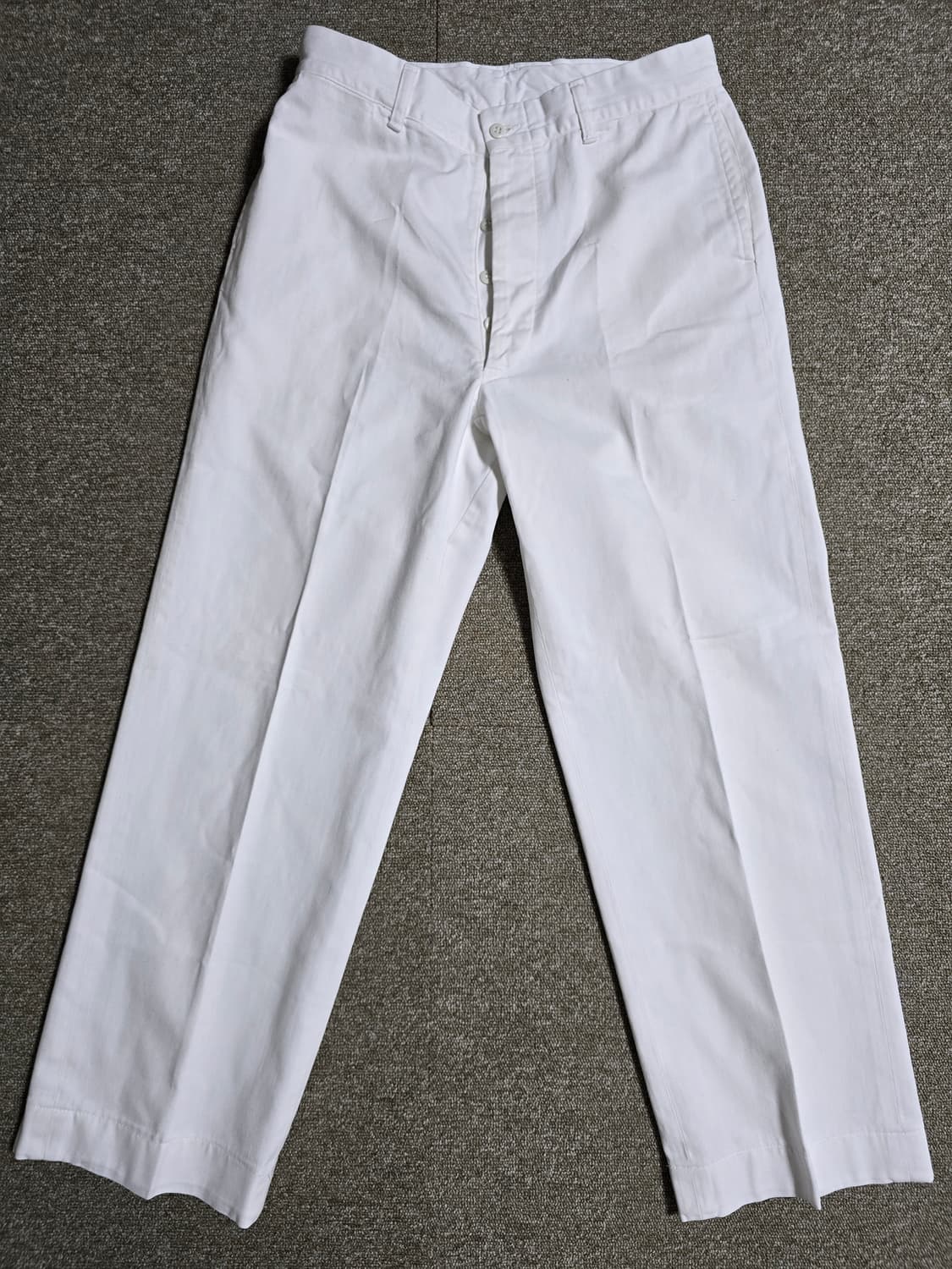 타임원클로딩 엣라코 워크팬츠 32 화이트 트라우저 부처프로덕츠 Timew 상품이미지1