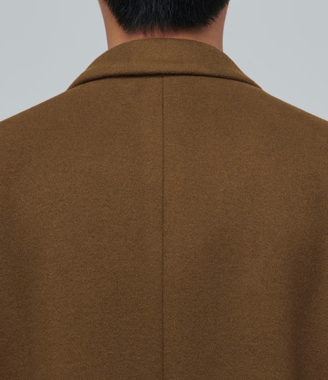 무신사 캐시미어블렌드대디숄더 더블롱코트 M 탠 브라운 상품이미지4