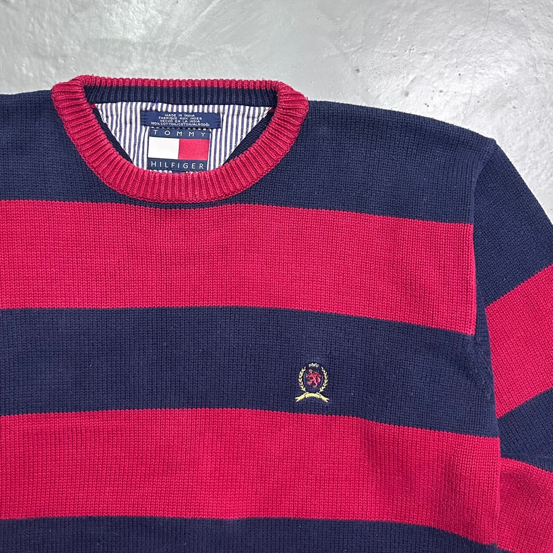 타미 힐피거 스트라이프 코튼 니트 상품이미지3