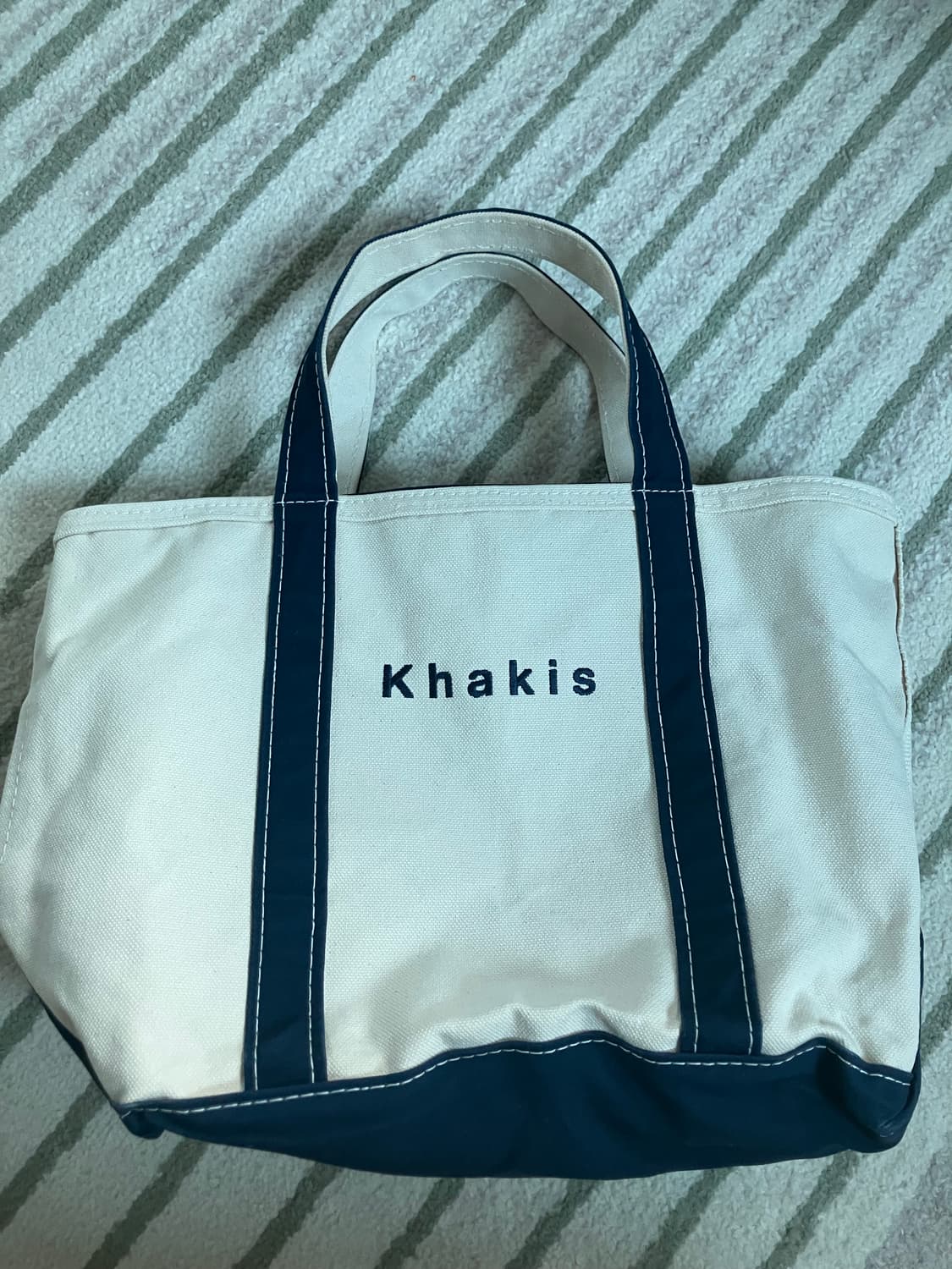 카키스 엘엘빈 별주 토트백 네이비 상품이미지1