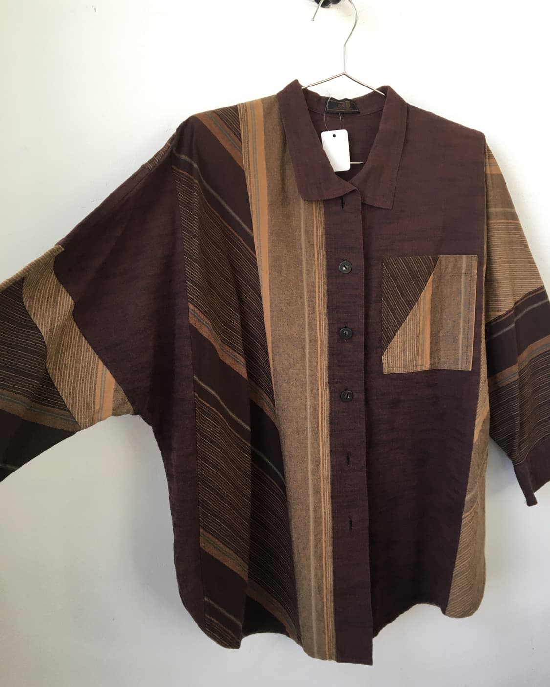 Stripe pattern mixed shirt 상품이미지4