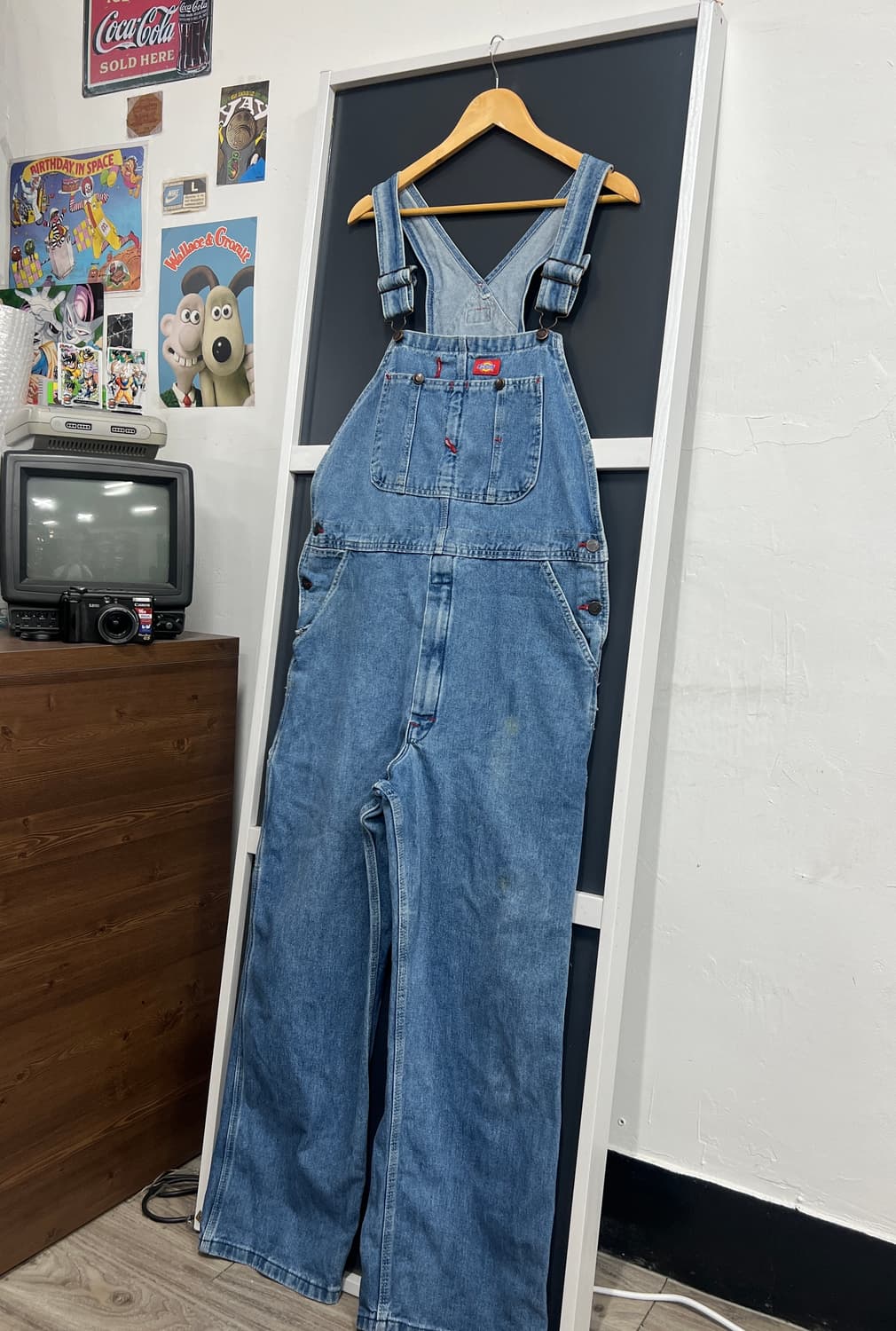 Dickies 디키즈 카펜터 오버롤 멜빵 데님 팬츠 상품이미지1