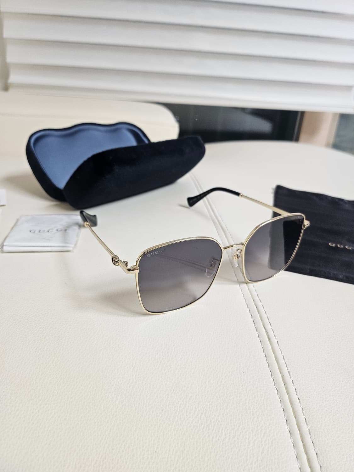 구찌정품 남성 메탈선그라스 새상품  상품이미지1