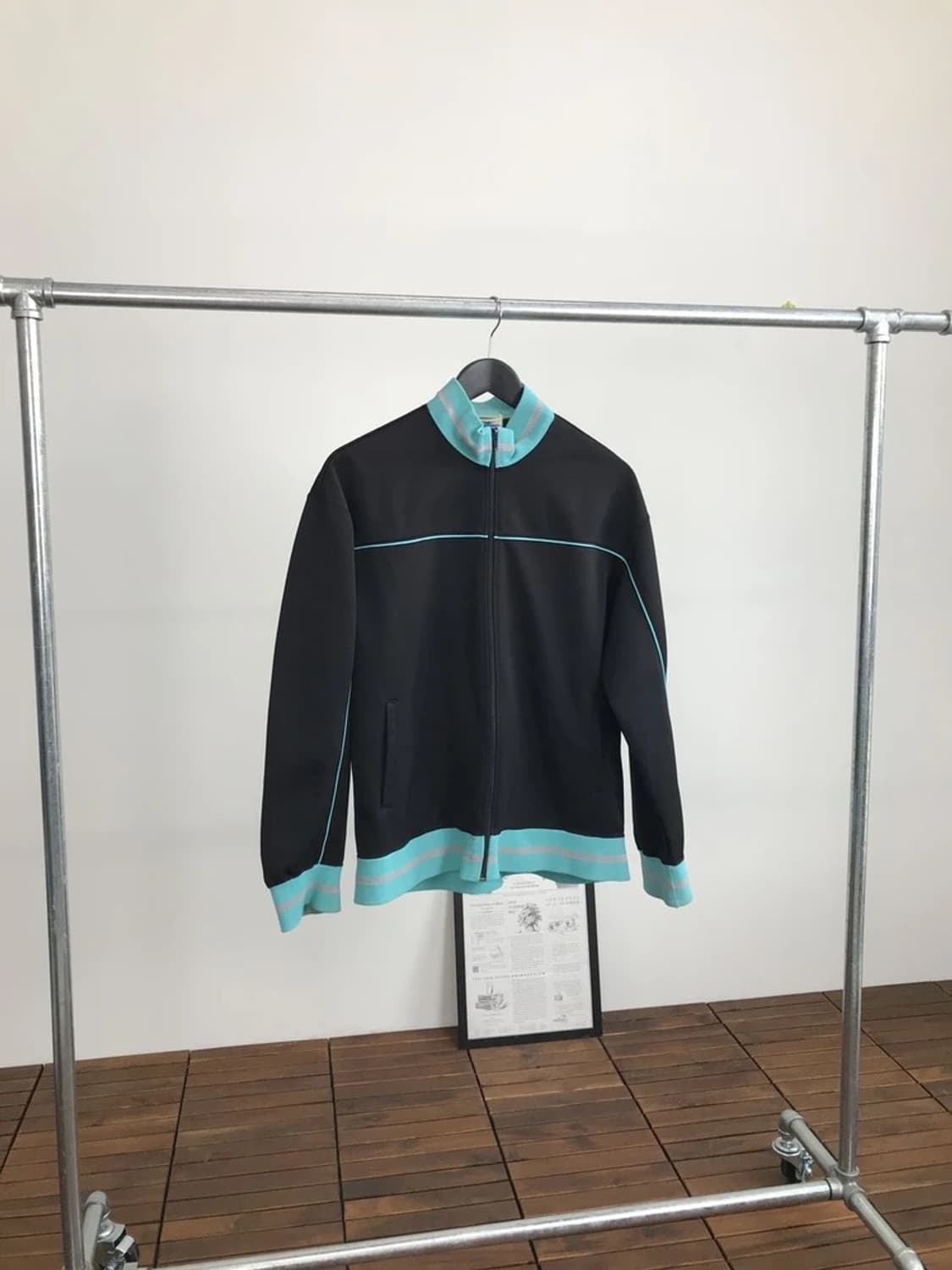 90's Champion Mint Trim Track Jacket 상품이미지3