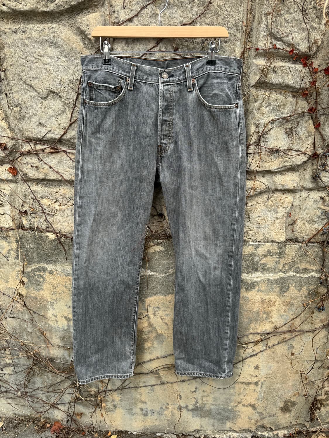 00s 리바이스 빈티지 501 블랙 데님 팬츠 34 상품이미지1