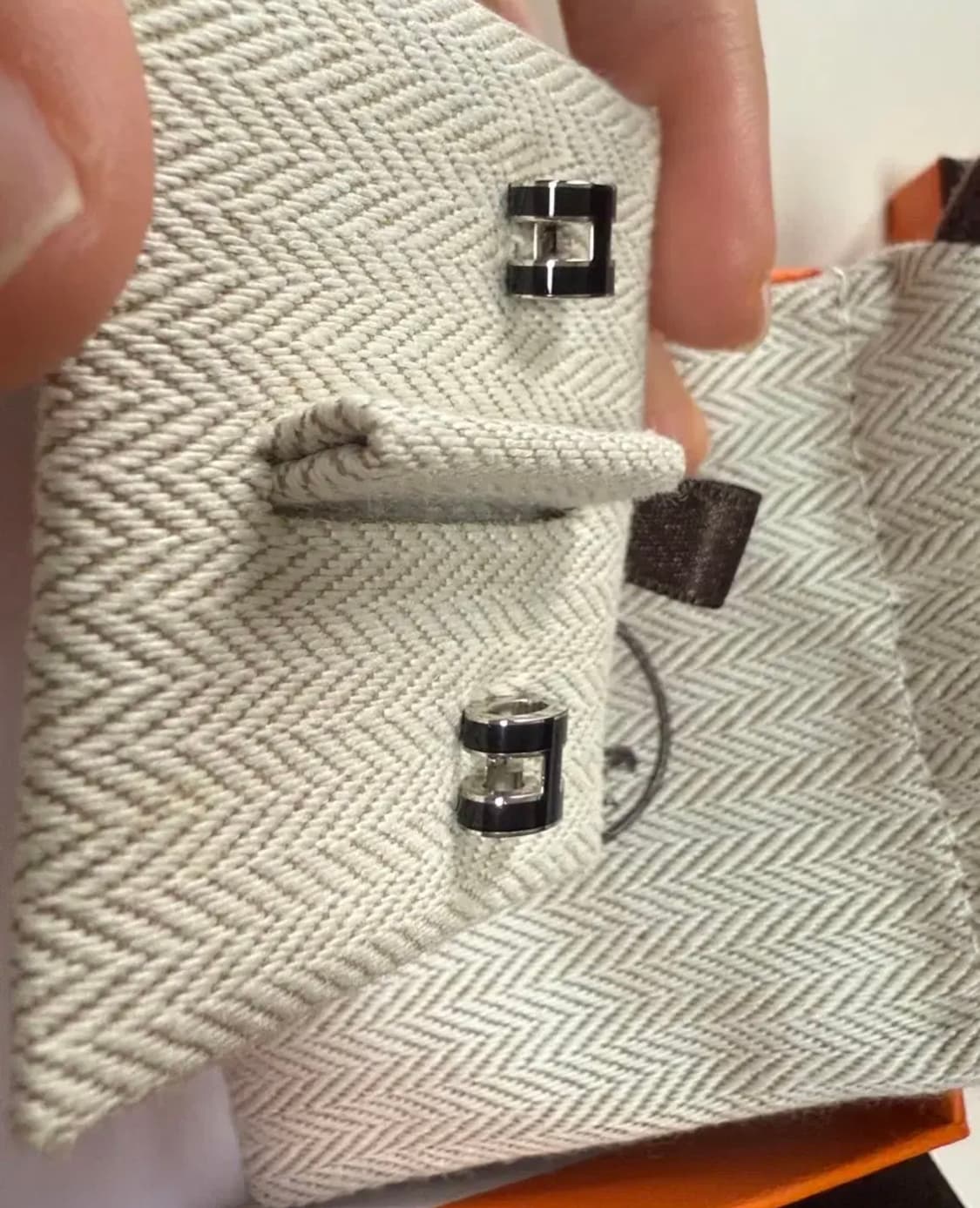 에르메스 팝아슈 미니 블랙실버 귀걸이& 목걸이 상품이미지5