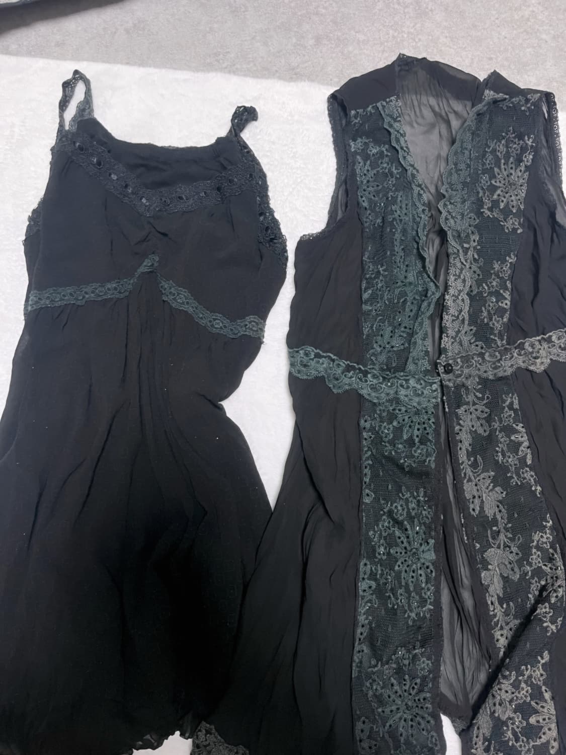 Black mini dress 상품이미지4