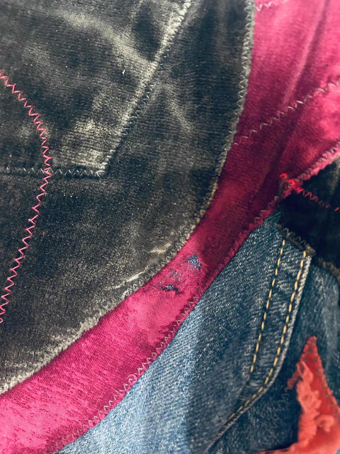 캐피탈 패치워크 데님 32 상품이미지5