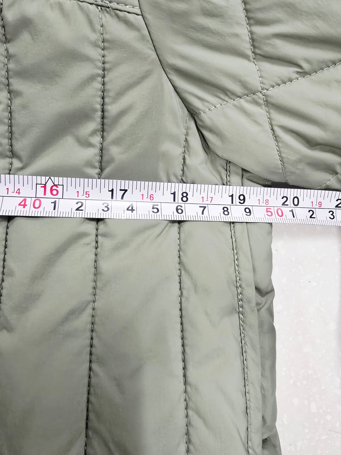 블루페페 다이아 퀼팅 후드 자켓 민트 상품이미지7