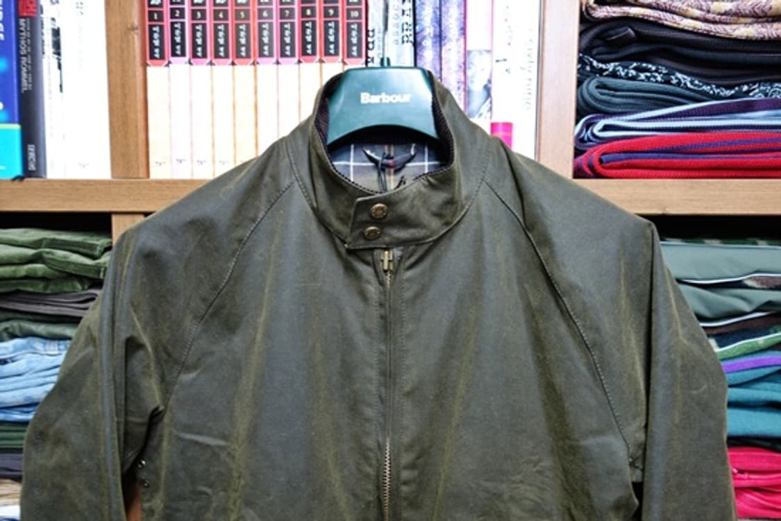 바버 x 바라쿠타 Baracuta Porton 왁스 자켓 L 100 상품이미지2